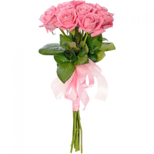 букет из 9-ти розовых роз с доставкой по Волжску